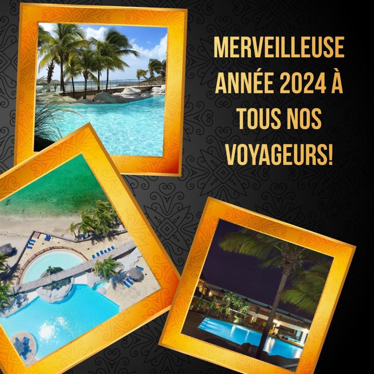 Tres Bel Appartement Avec Vue Mer, Acces Direct A La Plage Et Piscine Surveillee Saint-Francois  Zewnętrze zdjęcie